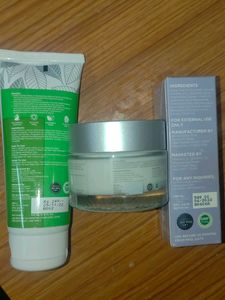 Nea Face Wash, Serum And Day Gel Cream Spf50