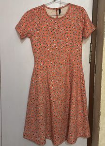 Floral Print Fit & Flare Dress