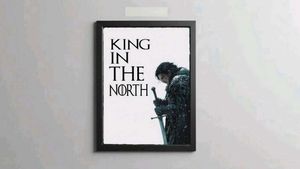 King in the North Framed Print