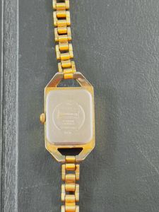 Sonata Golden Watch With Metal Chain Strap