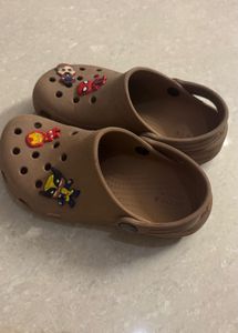 Kids Unisex Brown Crocs