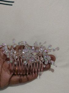 Sparkling Crystal Hair Comb