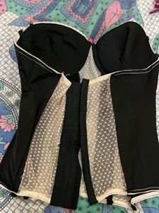 Black Pink Corset
