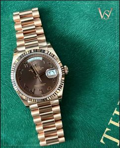 Rolex# For Men Oyster Perpetual Day-Date Chocolate