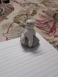 2 face in one Figurine paper weight