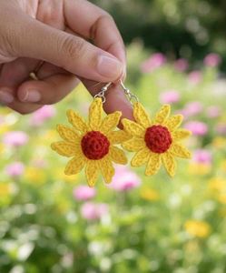 Sunflower Statement Earrings