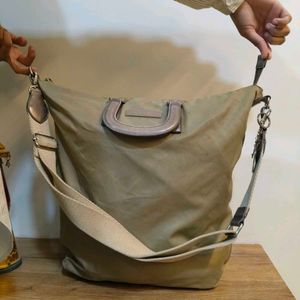 Stylish Olive Green Tote Bag