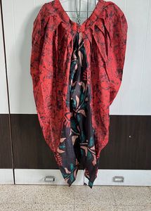 Price Drop ! Top, Dhoti And Shrug Set