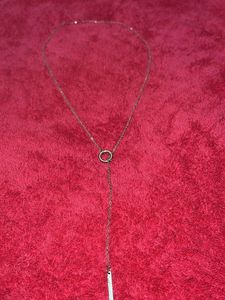 Silver Circle Layering Necklace 💎