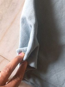 Puff Sleeve Textured Top