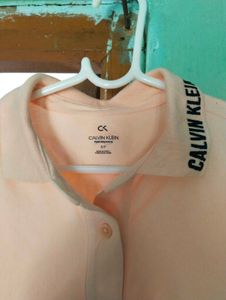 Length 34,Calvin Klein Polo T-Shirt Dress