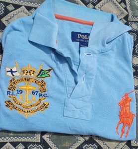 Men's Blue Polo T-Shirt