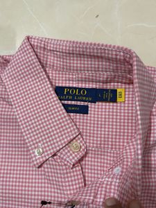 Polo Ralph Lauren Pink Gingham Checks Shirt