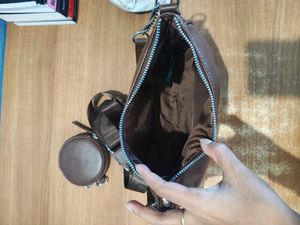 H&amp;M Brown shoulder Bag with Coin Pouch