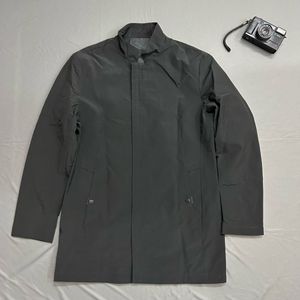 imported Stylish black thrifted long coat