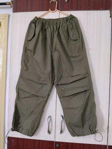 Olive Cargo women Pants