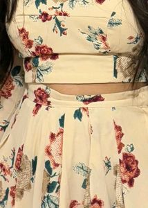 Floral Print Two-Piece Set