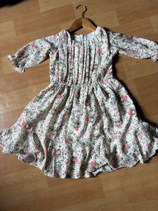 Floral Print Midi Dress for kids