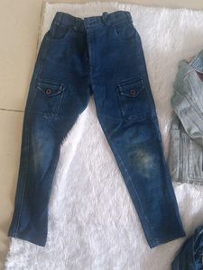 combo of 2 denim jacket and 1 pant