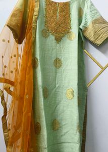 Elegant Mint Green Kurta Set