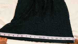 Chic Black Lace flared pant with top