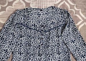 Cute Floral Print short kurty