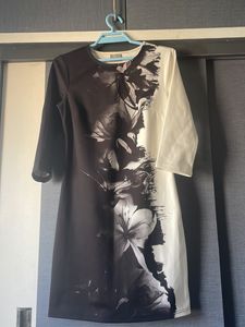 Vero Moda Black And White Floral Dress