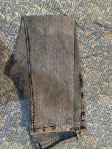 Men's Acid Wash Denim Jeans