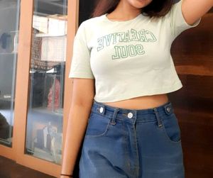 Fitted Mint Green Crop Top 🧿