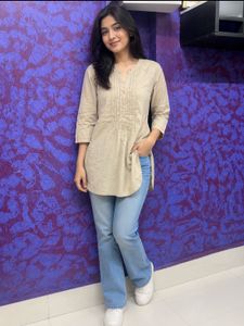 Stylish Beige Kurta for Women