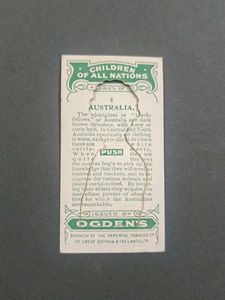 Vintage Australia Card