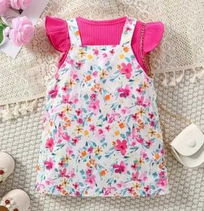 Floral Dress &amp; Top Set