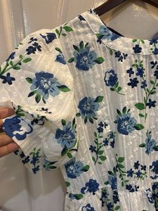 Chic Floral Puff Sleeve Dress
