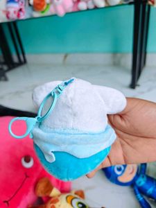 Kawaii Cinnamoroll Plush Keychain