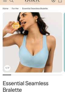 Seamless Bra - pastel blue