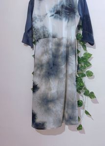 Stylish Tiered Tie-Dye Dress