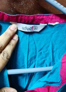 Blue Full Length Kurta XL