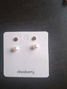 Pearl Stud Earrings Set