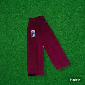 Boys Burgundy Pants