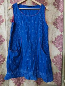 Vibrant Blue Kurta