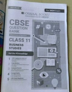 🔥CBSE Class 11 Business Studies Question Bank🔥