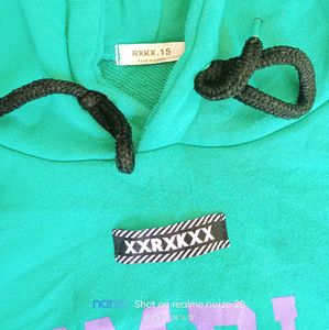 Stylish Teal Hoodie &amp; Jeans Set