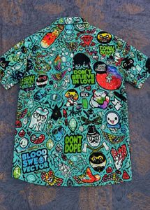 Men's Graphic Print Short Sleeve Shirt