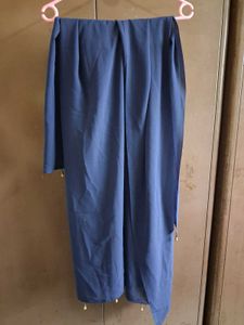 Elegant Navy Blue Embroidered Kurta