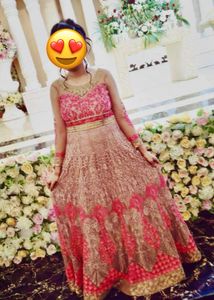 Elegant Pink Embroidered Anarkali
