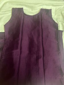 Elegant Purple Kurta  Set