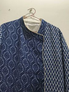 Elegant Blue Printed Long Kurta