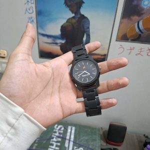 🕒 Fastrack Black Analog Watch – Stylish &amp; Sleek