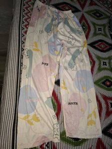 Cute Cartoon Print Pajama Pants