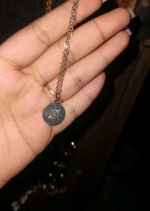 Celestial Sun &amp; Moon Pendant Necklace